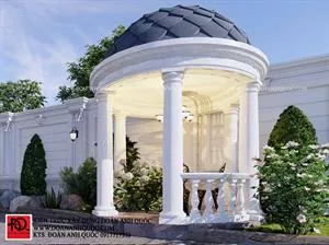 Thiết kế nhà Phan Thiết - Lâu đài tân cổ điển tuyệt đẹp tại Phan Thiết